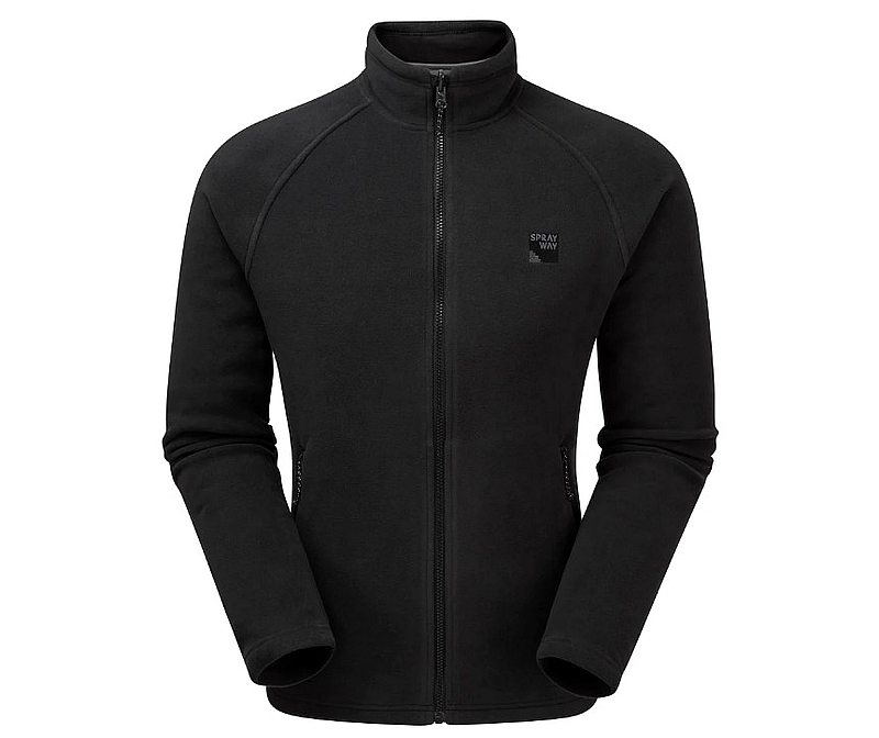 Santiago Fleece Jacket Black