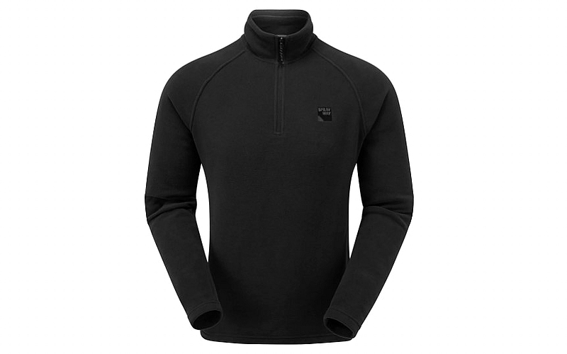 Santiago half zip Black